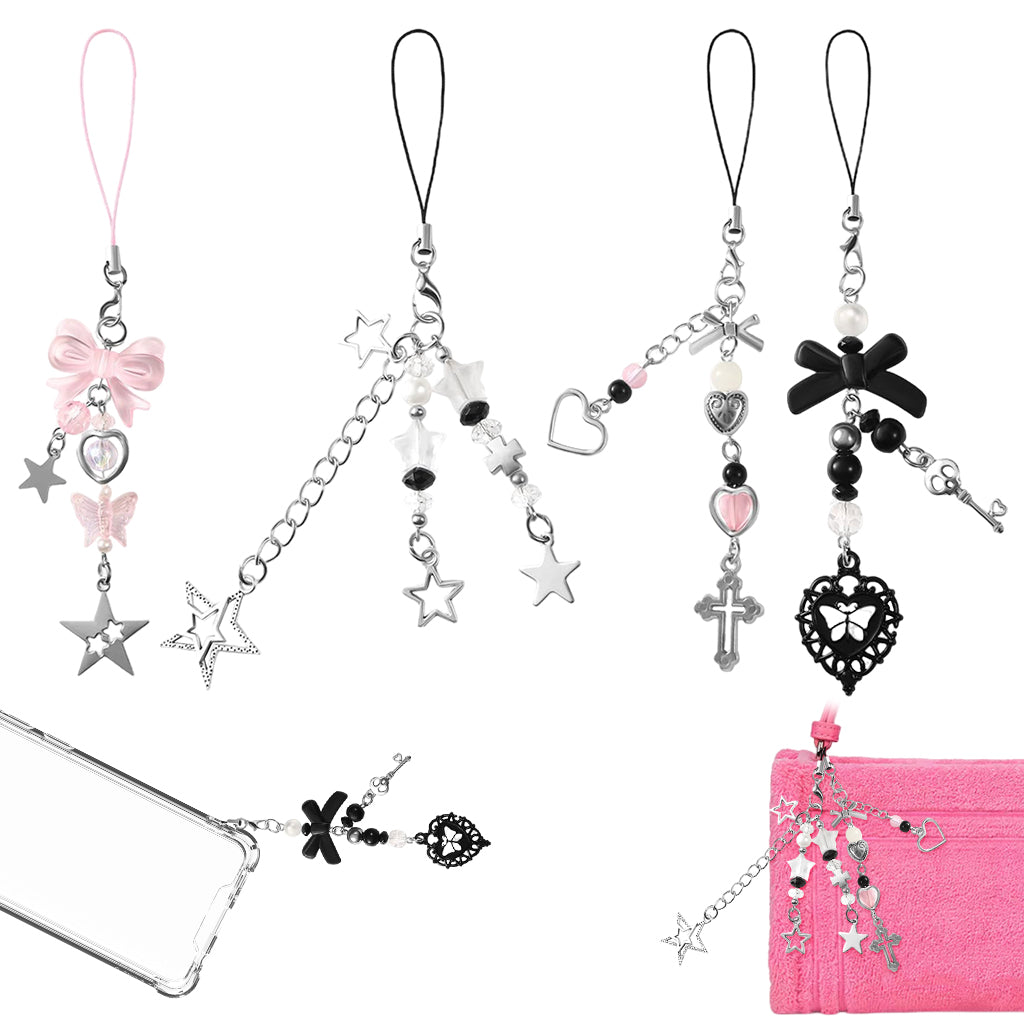 ZORBES 4Pcs Cute Phone Charms for Girls, Bag Charms Mobile Charms Y2K Charms for Phone Case, Stylishly Sweet Mobile Phone Charms Phone Chain Mobile Accessories Phone Hanging Chain Gift for Girls ZORBES 4Pcs Cute Phone Charms for Girls, Bag Charms Mobile Charms Y2K Charms for Phone Case, Stylishly Sweet Mobile Phone Charms Phone Chain Mobile Accessories Phone Hanging Chain Gift for Girls